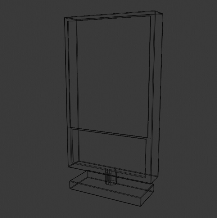 【3Dモデル】デジタルサイネージ