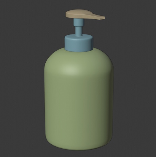 【3Dモデル】ポンプボトル