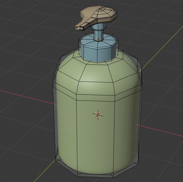 【3Dモデル】ポンプボトル