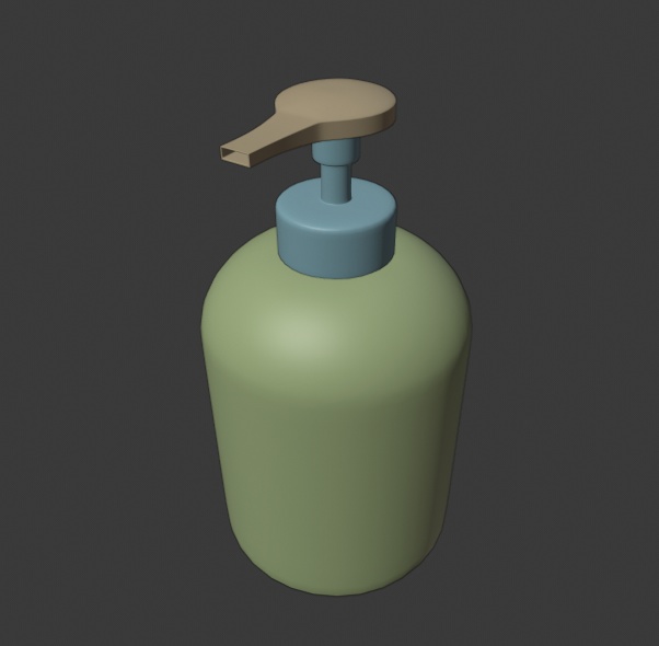 【3Dモデル】ポンプボトル