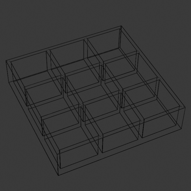 【3Dモデル】松花堂弁当BOX