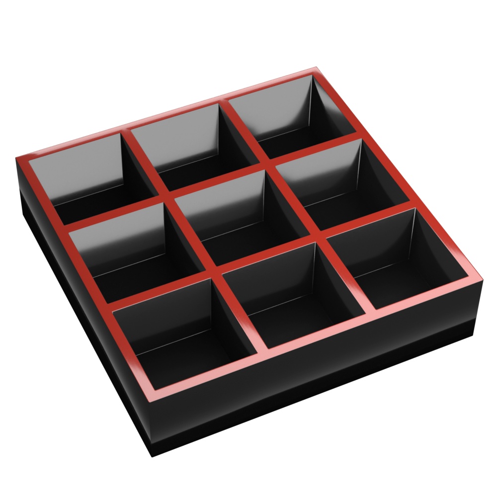 【3Dモデル】松花堂弁当BOX