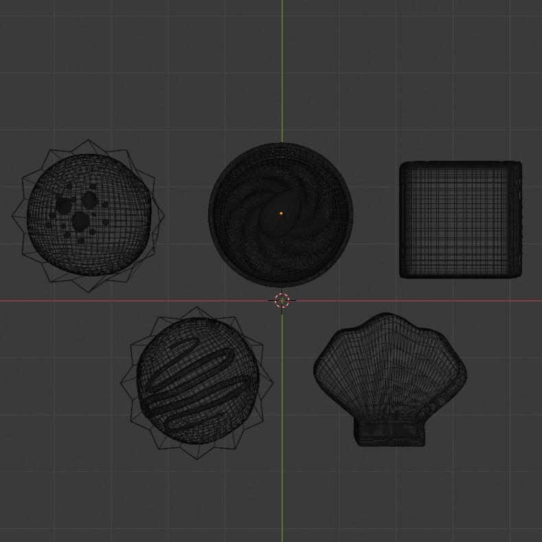 【3Dモデル】チョコレートセット