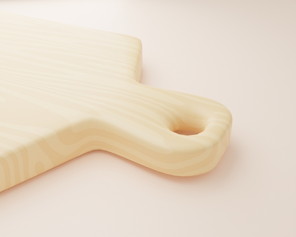 【3Dモデル】まな板・カッティングボード