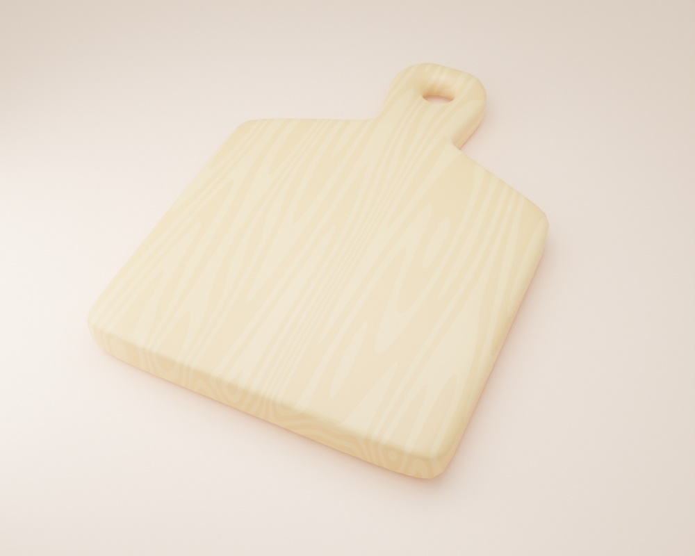 【3Dモデル】まな板・カッティングボード