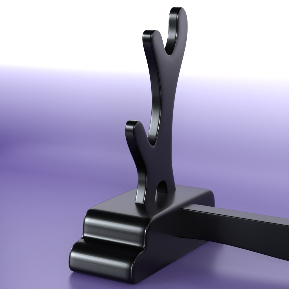 【3Dモデル】刀掛け