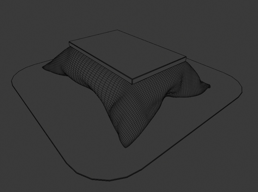 【3Dモデル】こたつ