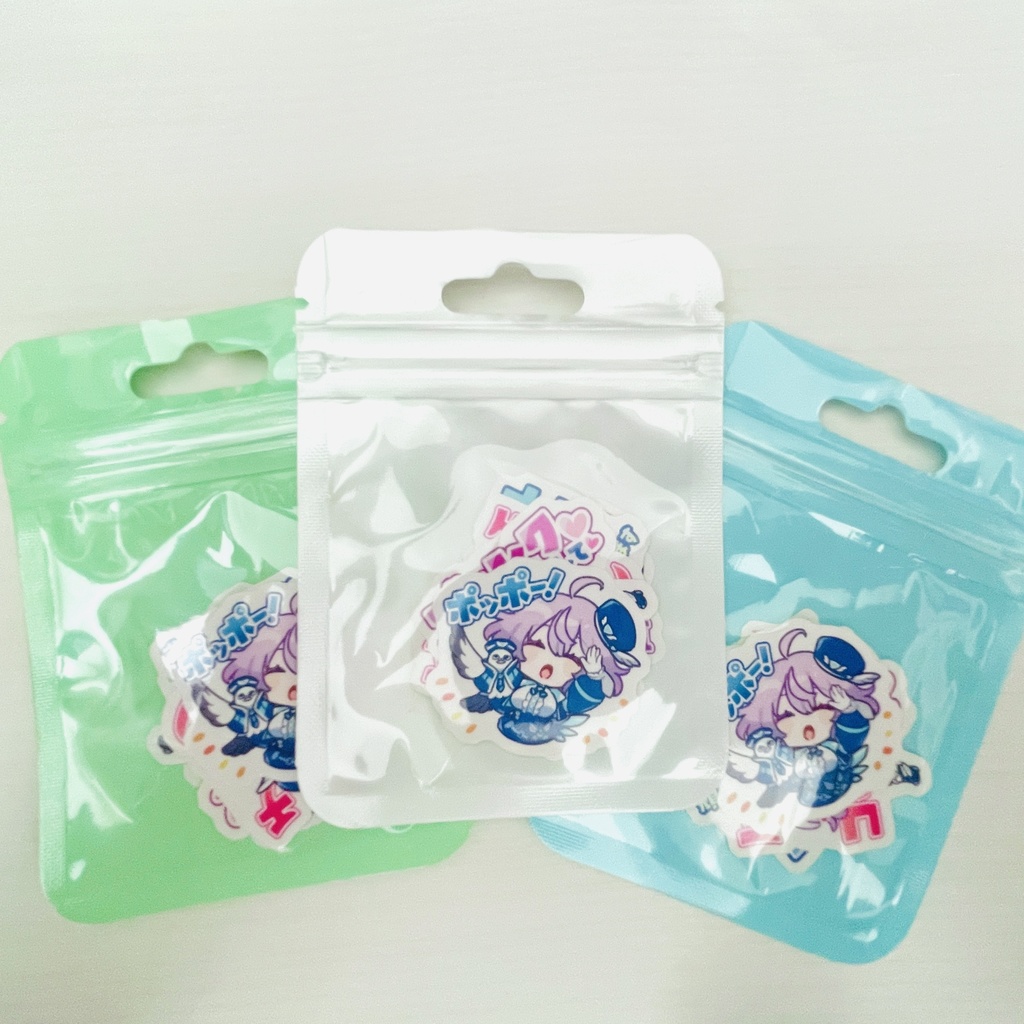 ポポナ LINEスタンプ風シール 8種セット