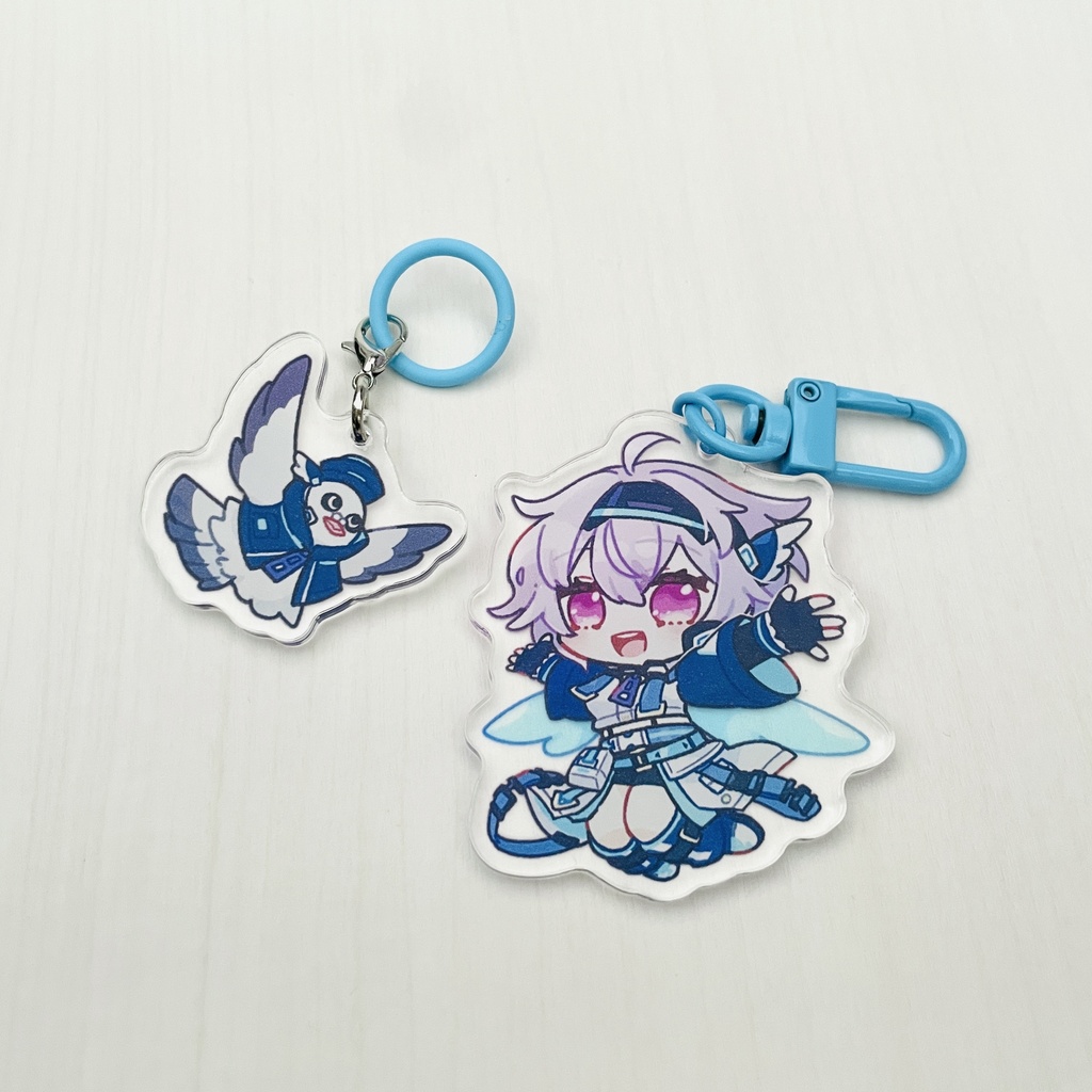 ポポナ＆ハトスケ アクリルキーホルダー