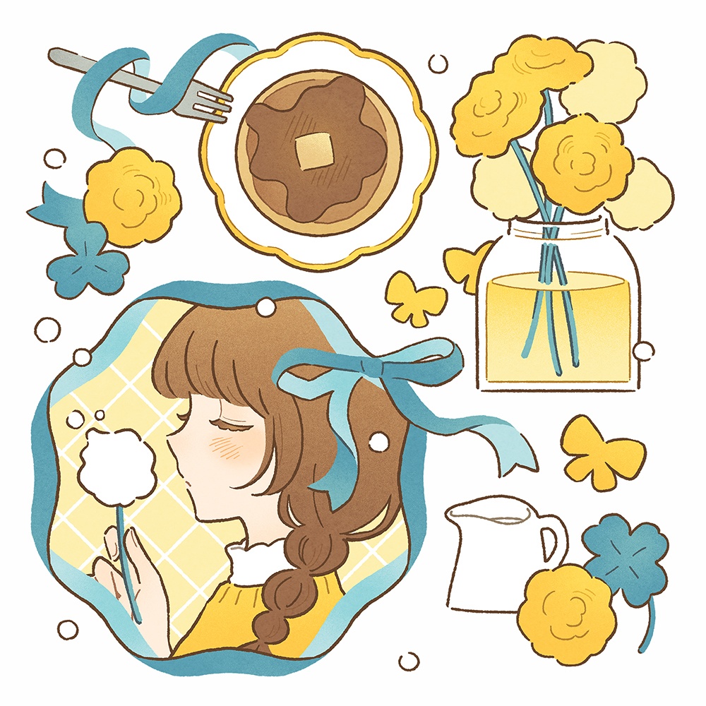 たんぽぽとパンケーキ トート