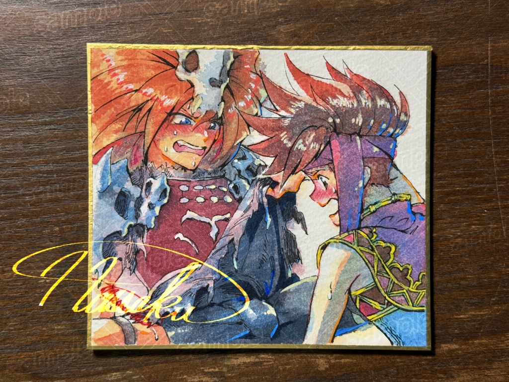 水彩色紙・ランディ×デュラン