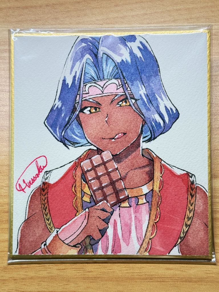 水彩色紙(聖剣伝説3 ホークアイ)BBM4企画作品