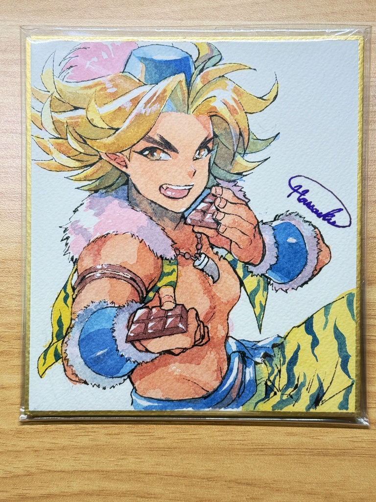 水彩色紙(聖剣伝説3 ケヴィン)BBM4企画作品