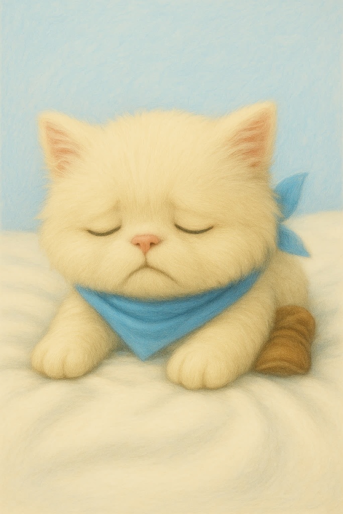 【無料素材】11パターン モフカワ猫トロ吉 シンプル(文字なし)