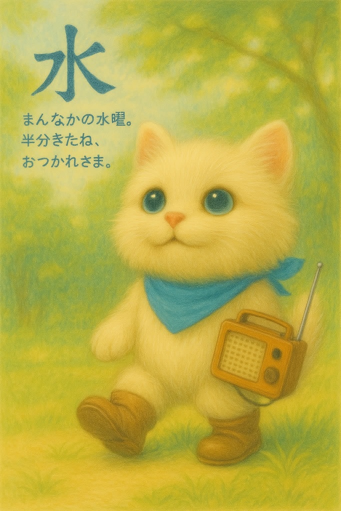 【待ち受け】トロ吉のゆるっと１週間カレンダー７枚セット【曜日イラスト素材】