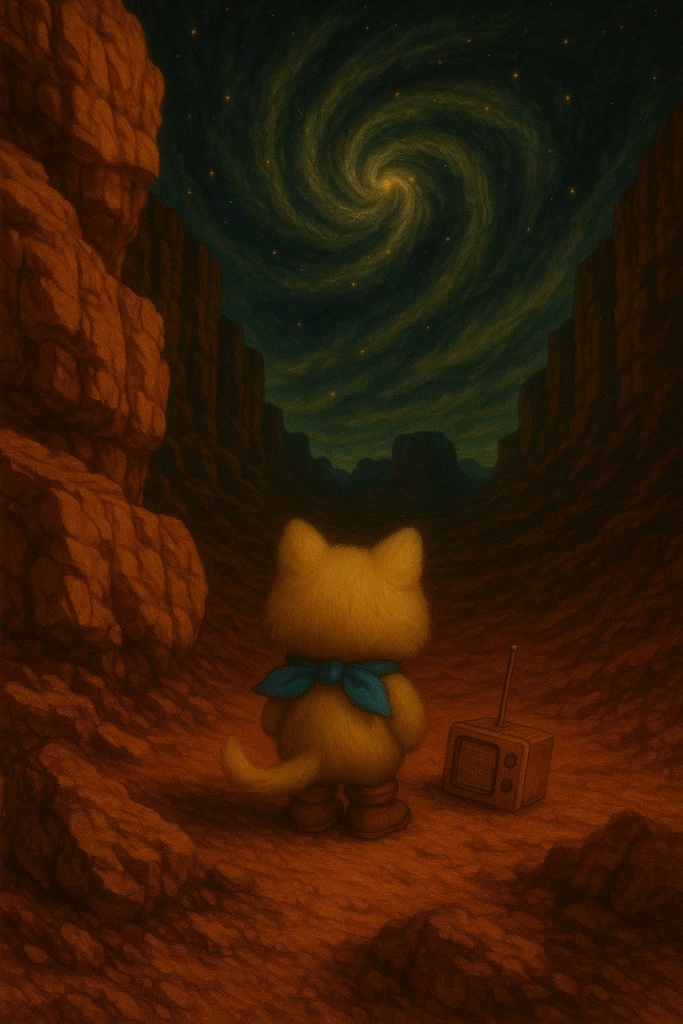 【無料素材】トロ吉と旅する ーワディラム編ー 3パターン