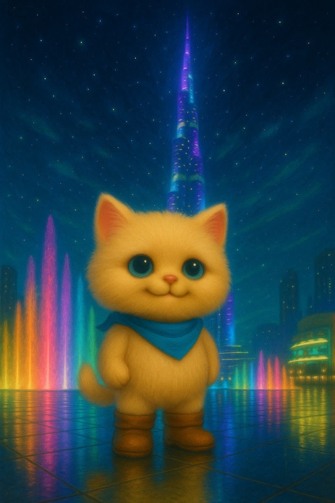 【無料素材】トロ吉と旅する ードバイ編ー 2パターン