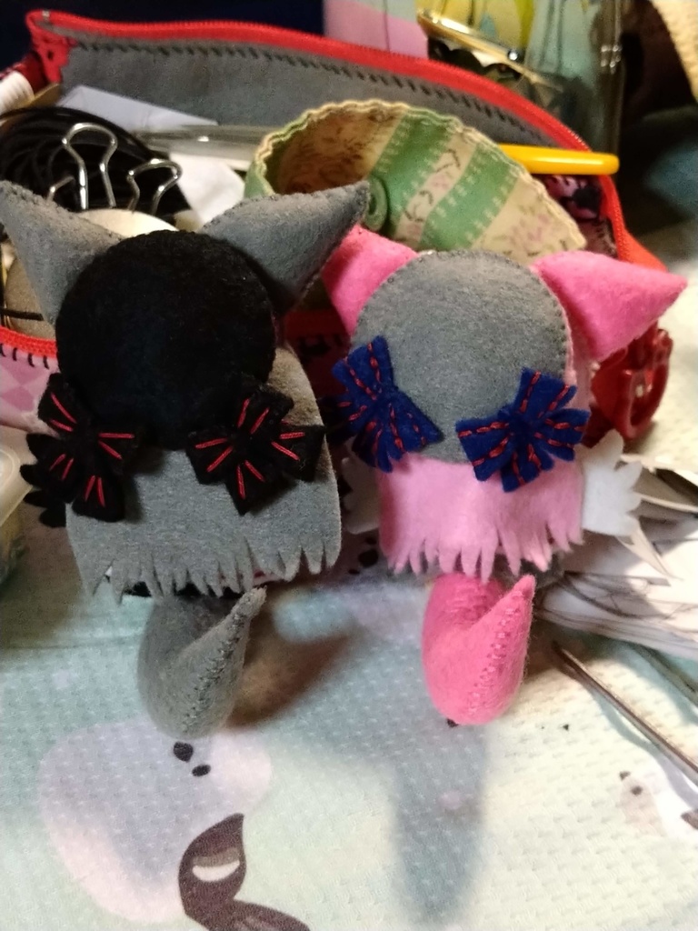 フェルトネメちゃん型紙&作り方