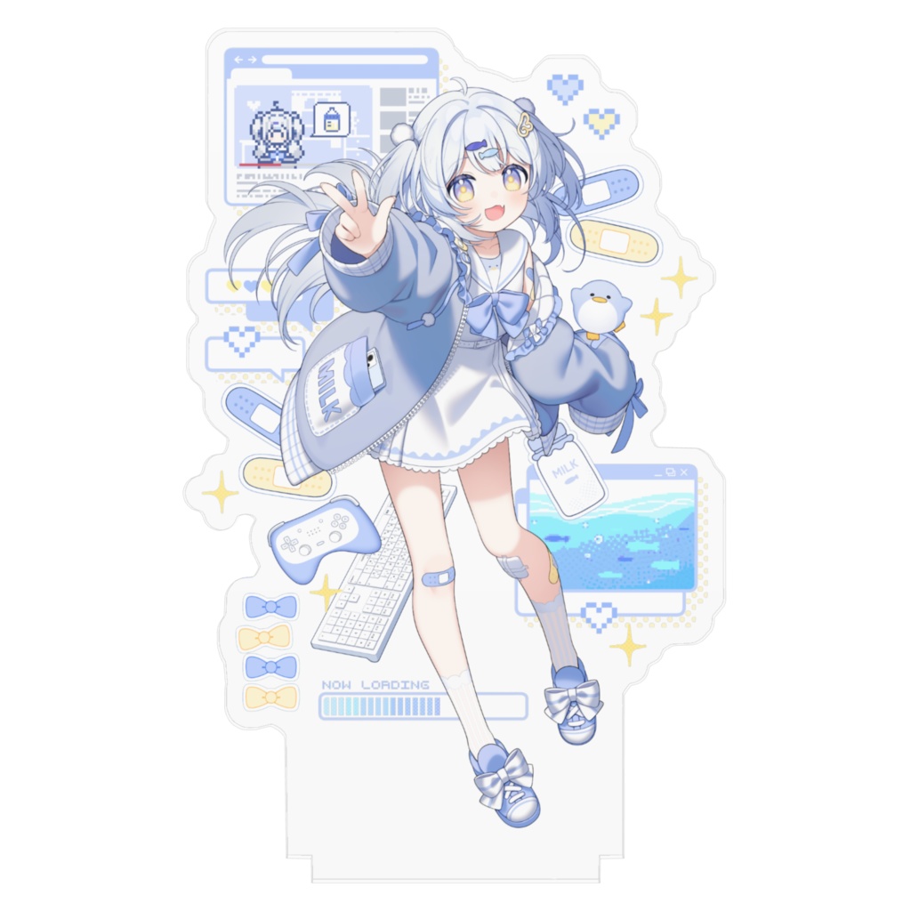 ぺんちゃんLive2Dキービジュアルアクリルスタンド