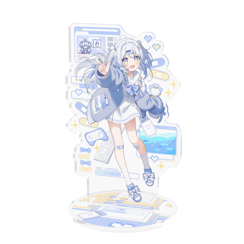 ぺんちゃんLive2Dキービジュアルアクリルスタンド