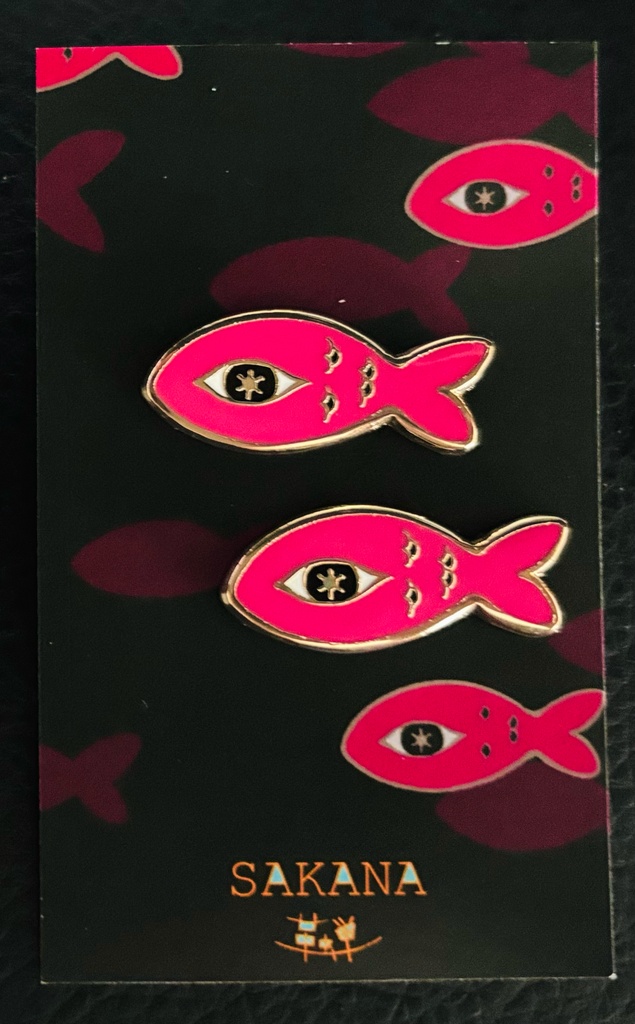 ピンバッチ（魚）（2個セット）