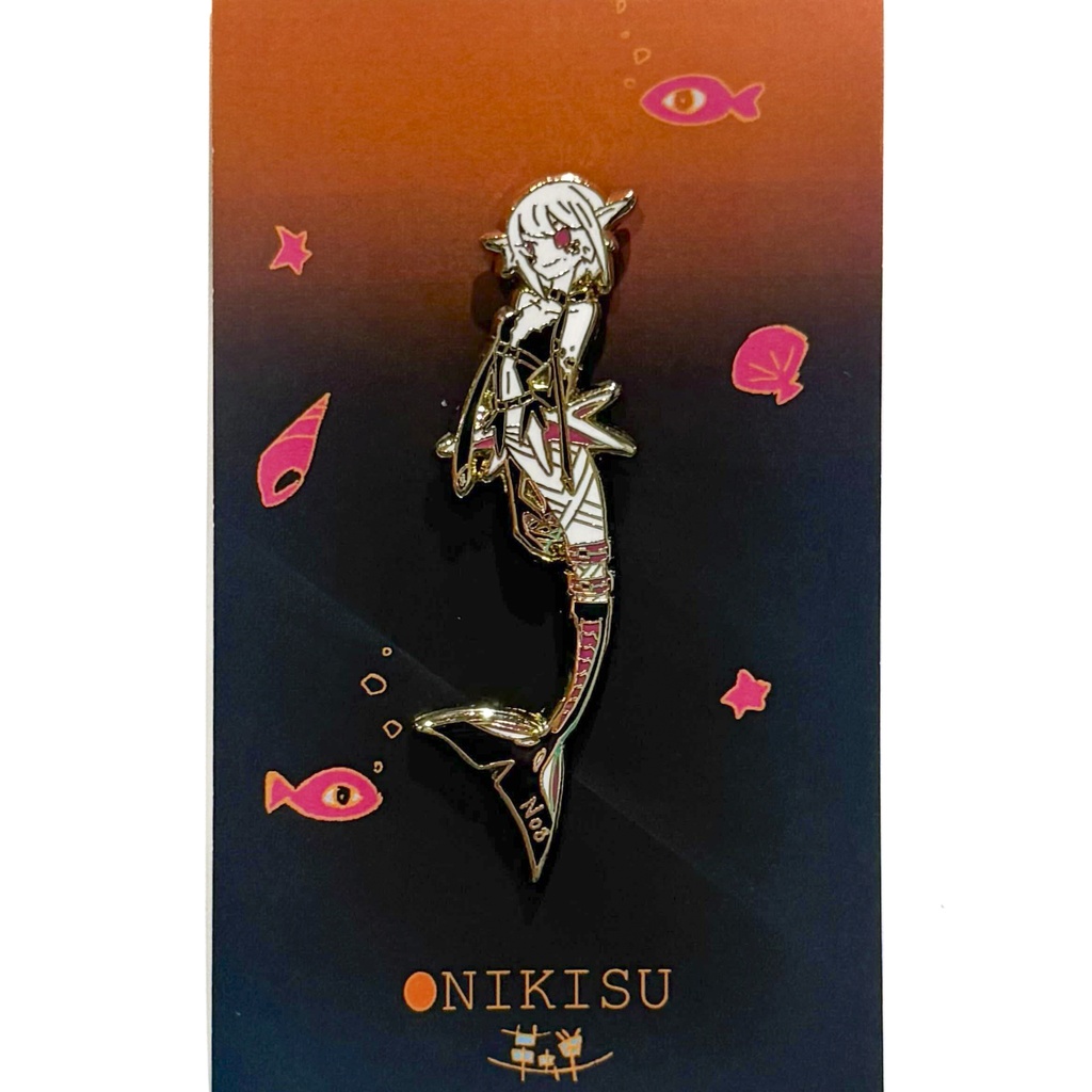 ピンバッジ（人魚）