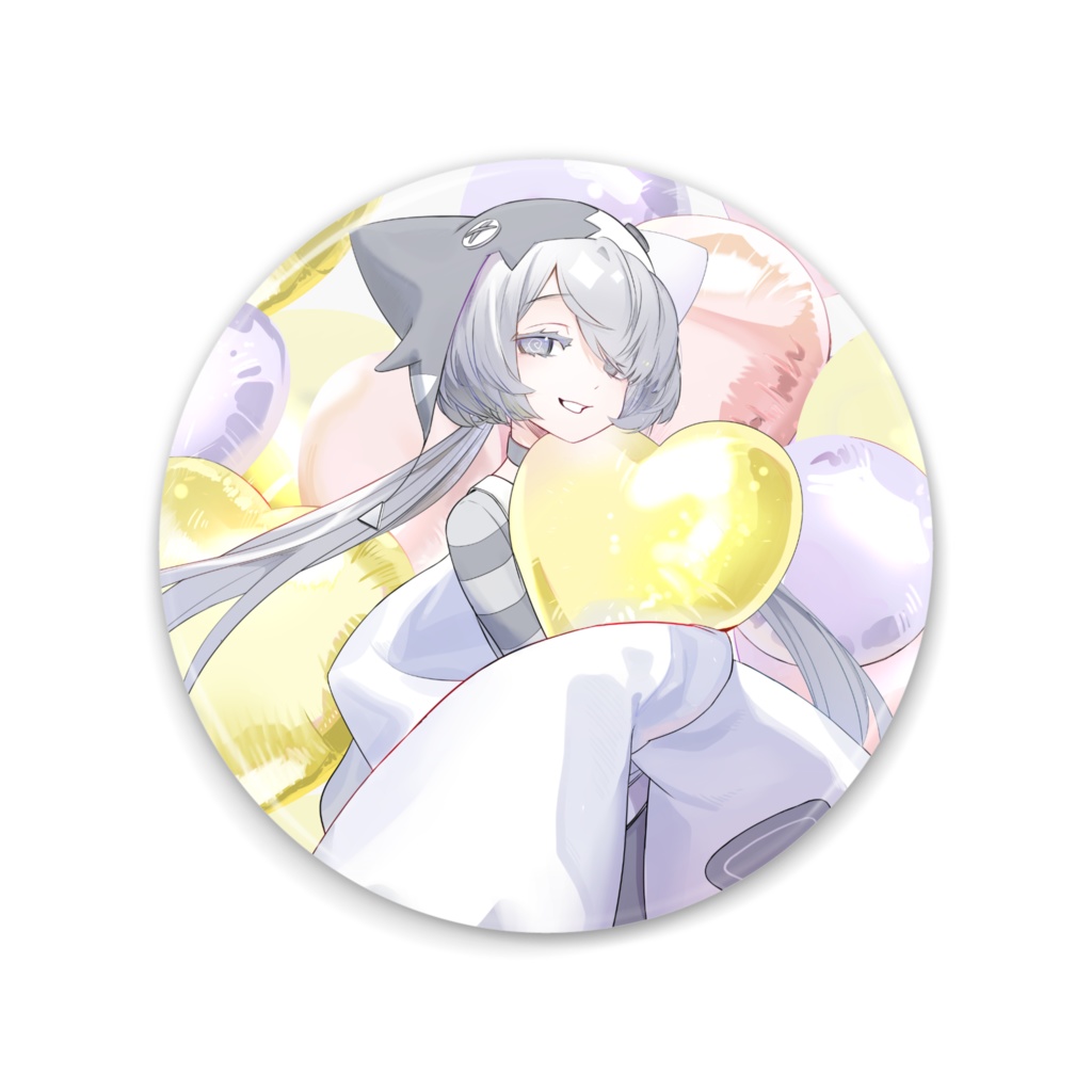🌟🩶【１周年記念】めちゃかわ缶ミラー【直径7.5cm】