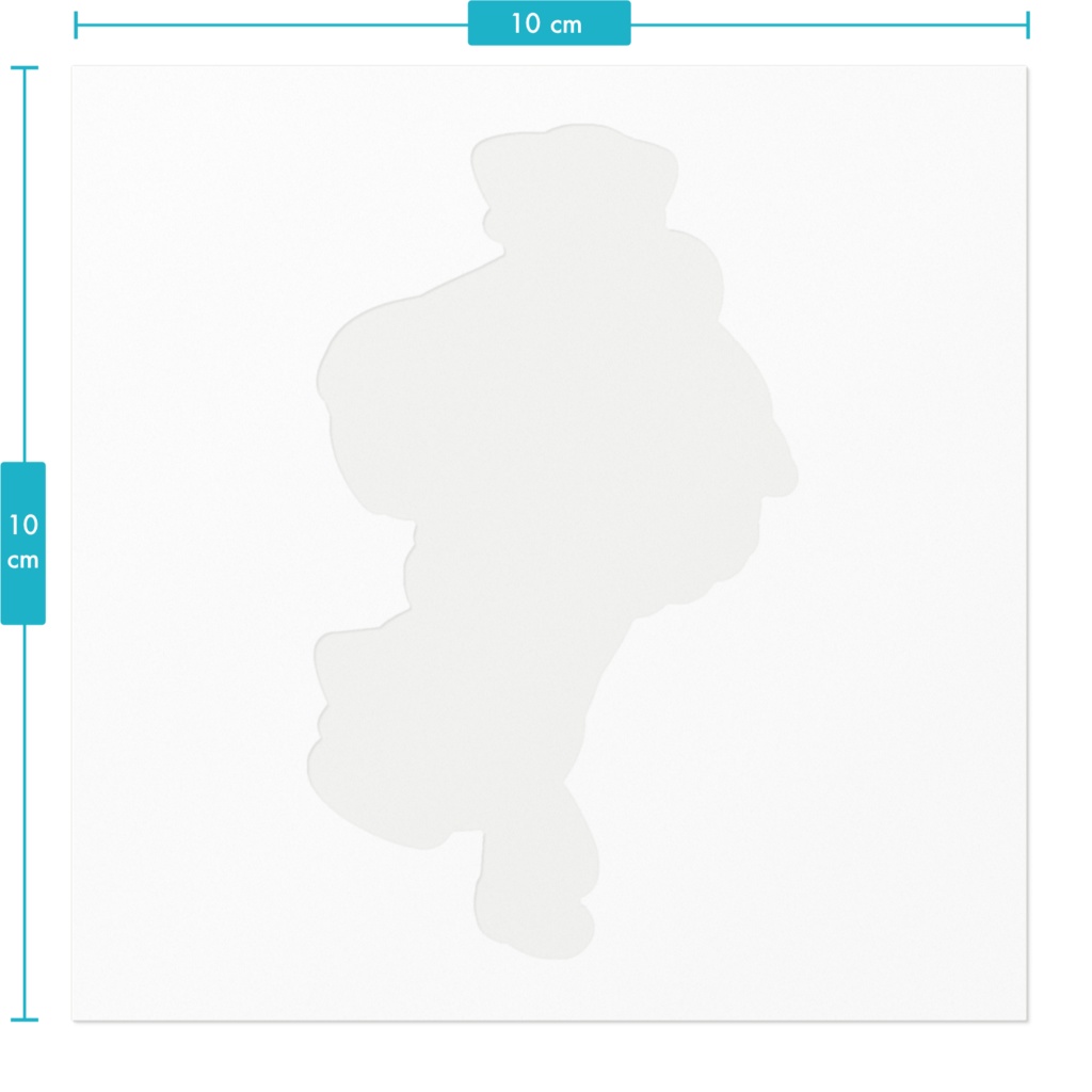 🌟【1周年記念】めちゃかわステッカー【2サイズ&2カラーあり!】
