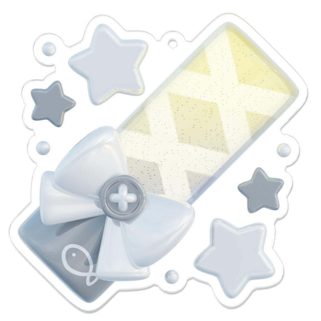 🌟🩶【メンシスタンプ】ぷくぷくペンライト