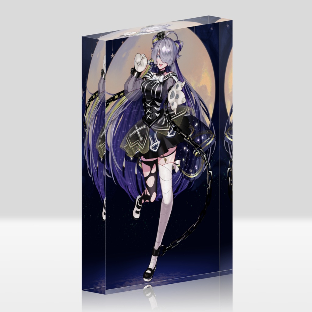 🌟🩶【アクリルブロック】新モデルキービジュマヨ【ホワイト】