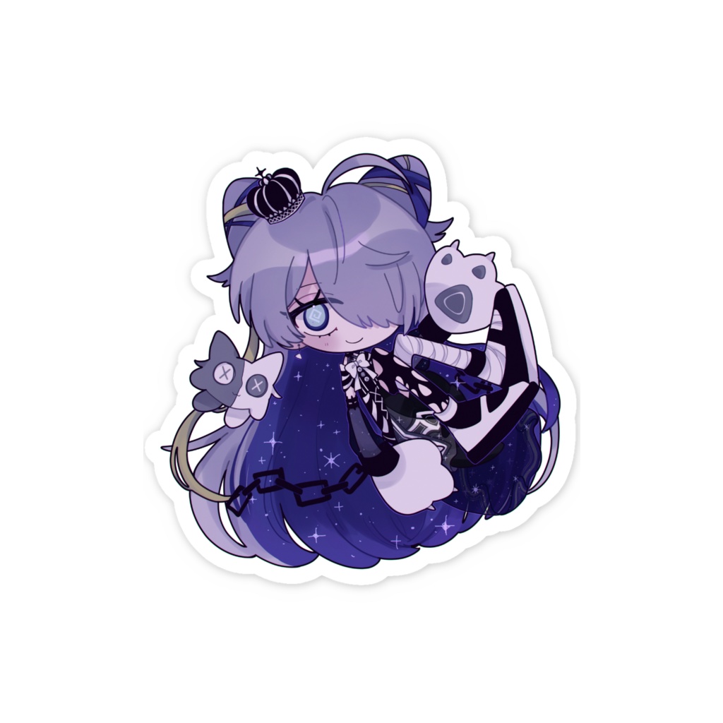 【スマホステッカー】おしゃんダークマヨ【通常】