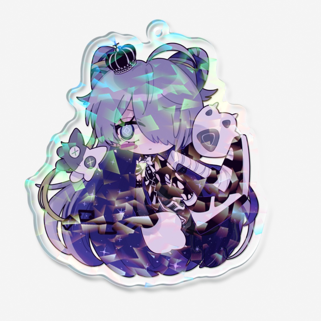 🩶【ホログラムアクキー】おしゃんダークマヨ