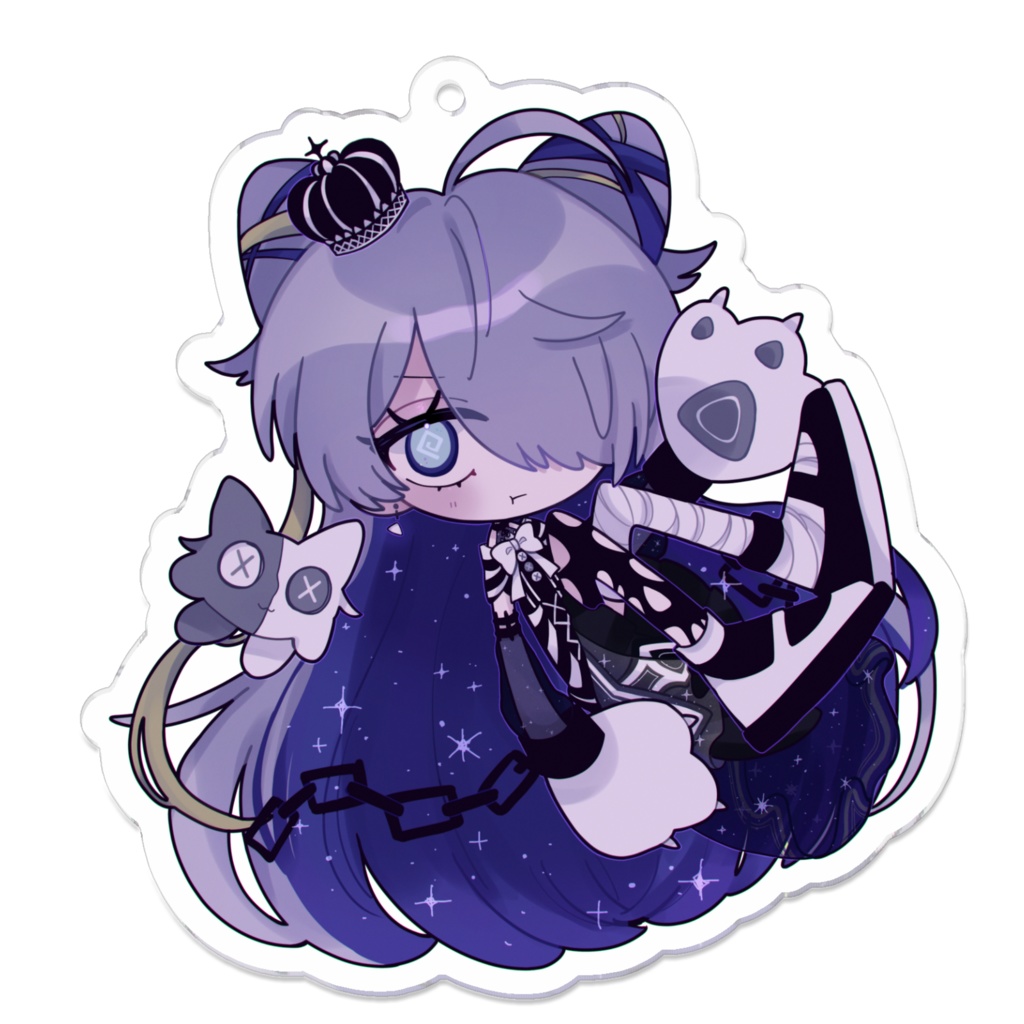 【アクキー】おしゃんダークマヨ【ムス顔】