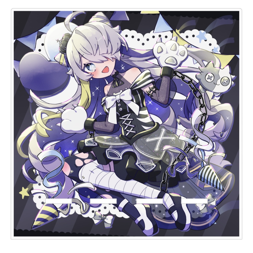 【スマホスタンド】2周年お祝いマヨ【こりゃあでかい】