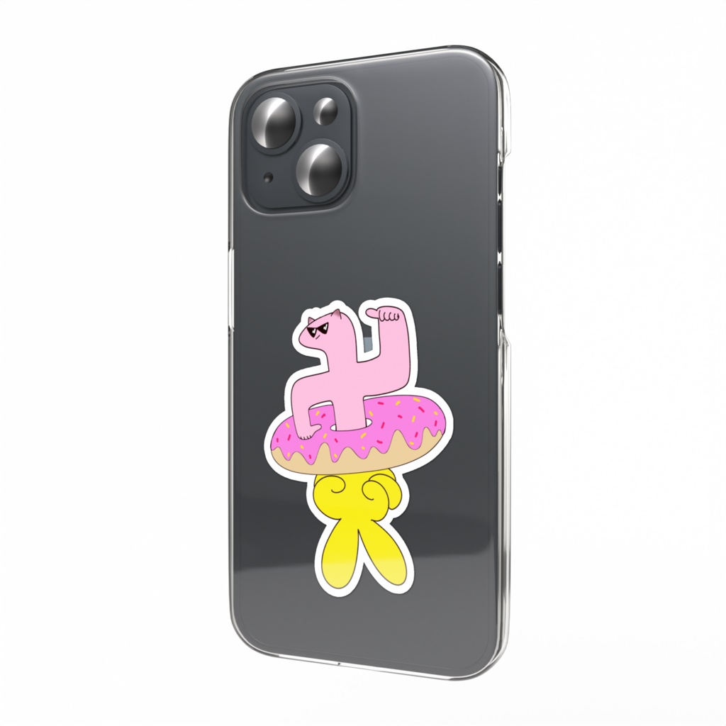 【スマホステッカー】アシチョキマンジ