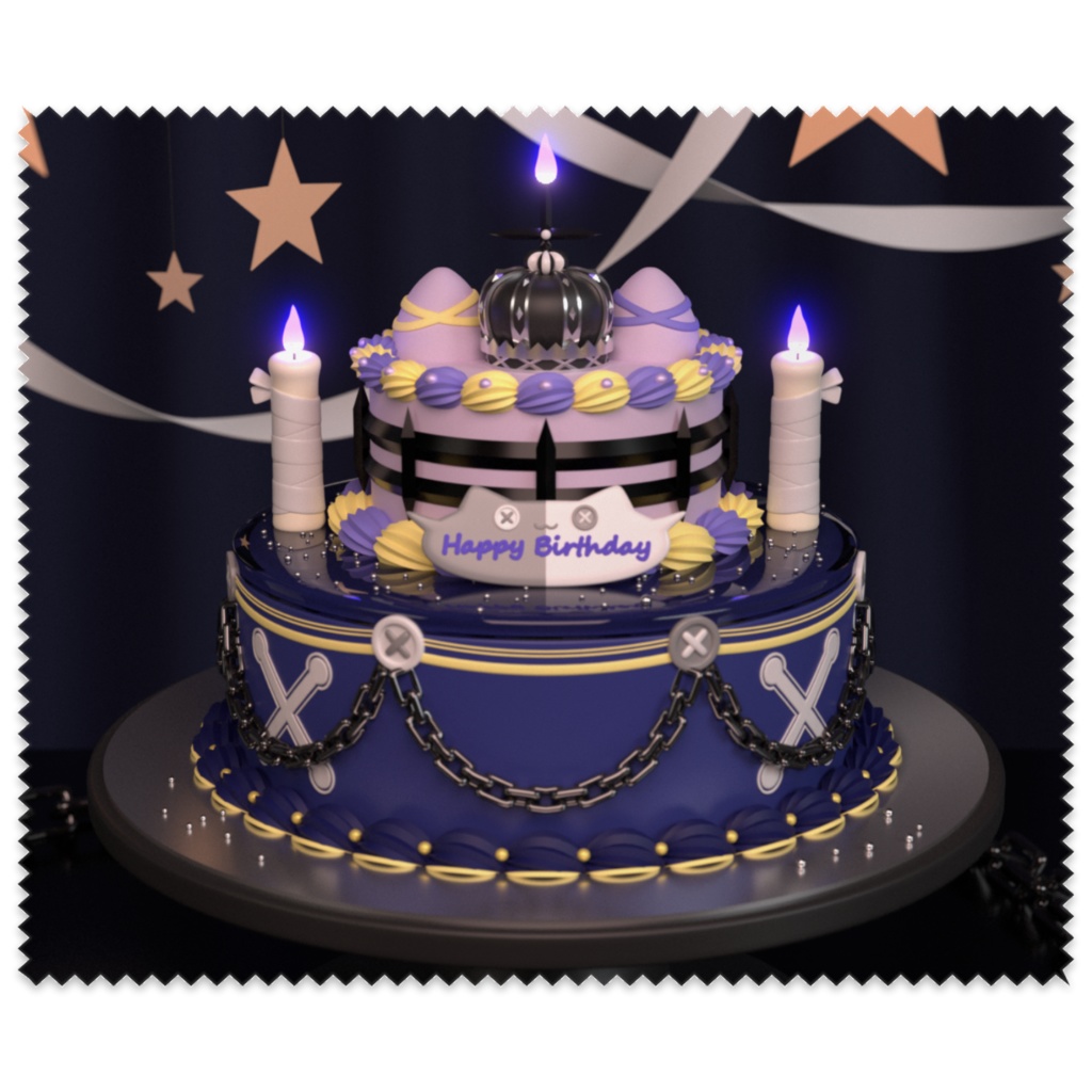 【メガネ拭き】誕生日マヨワンホール