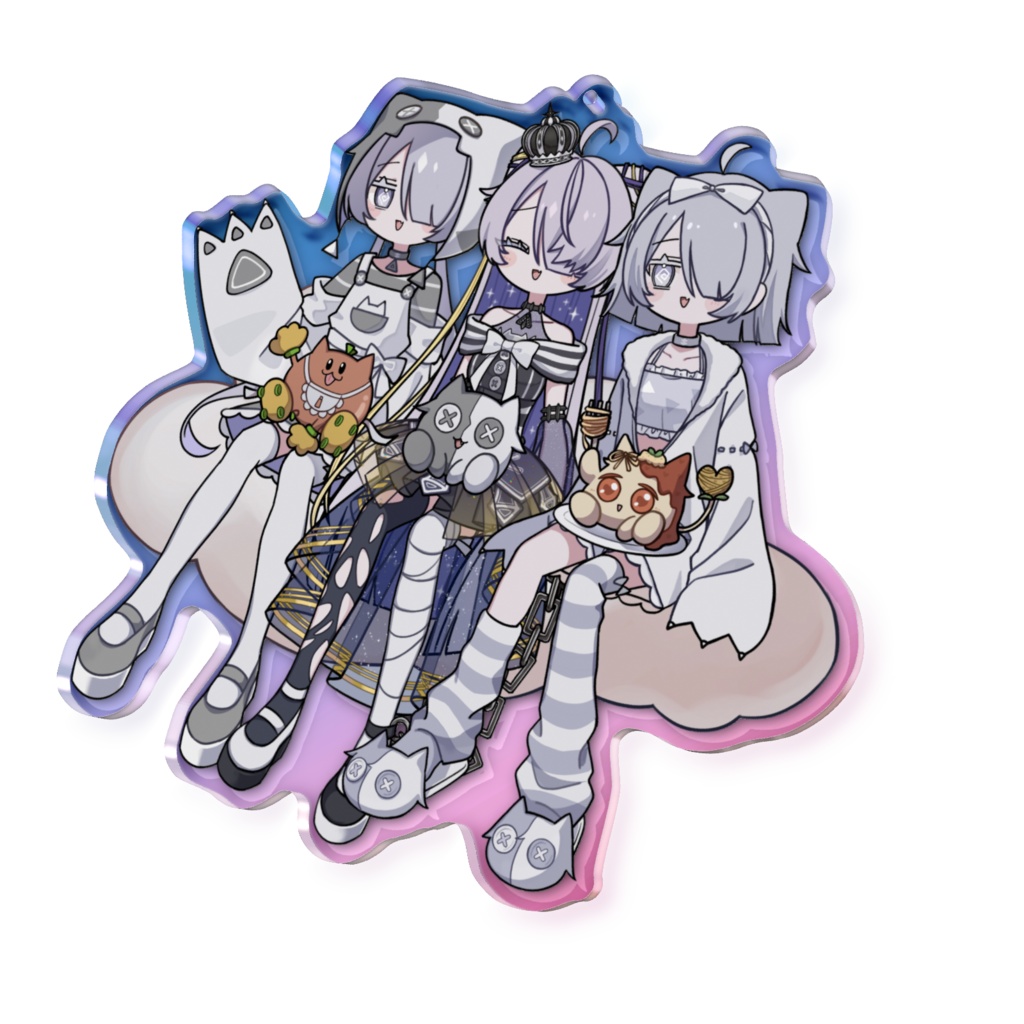 💪【オーロラアクキー】マヨチャンズ【1500円応援！/ 活動応援限定グッズ】