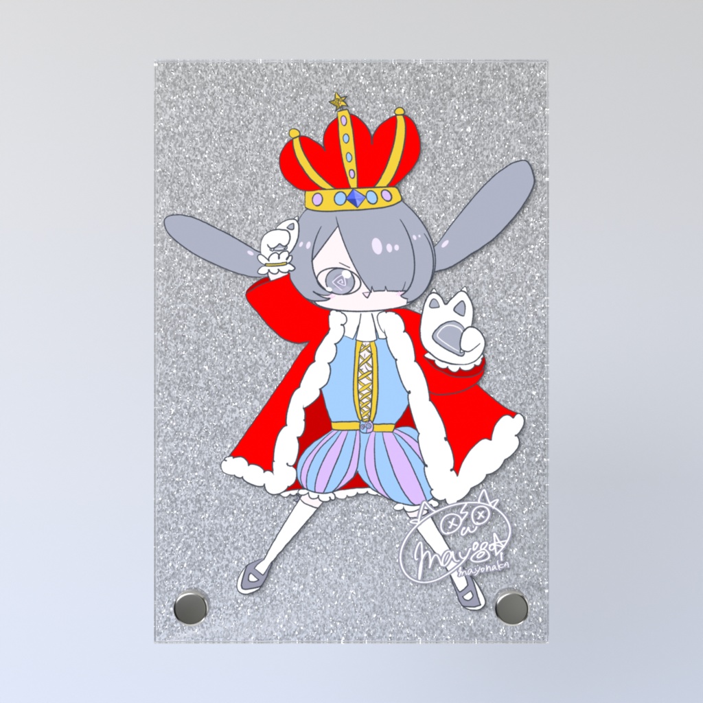 👑【アクリルフォトパネル】ロイヤルマヨチャン