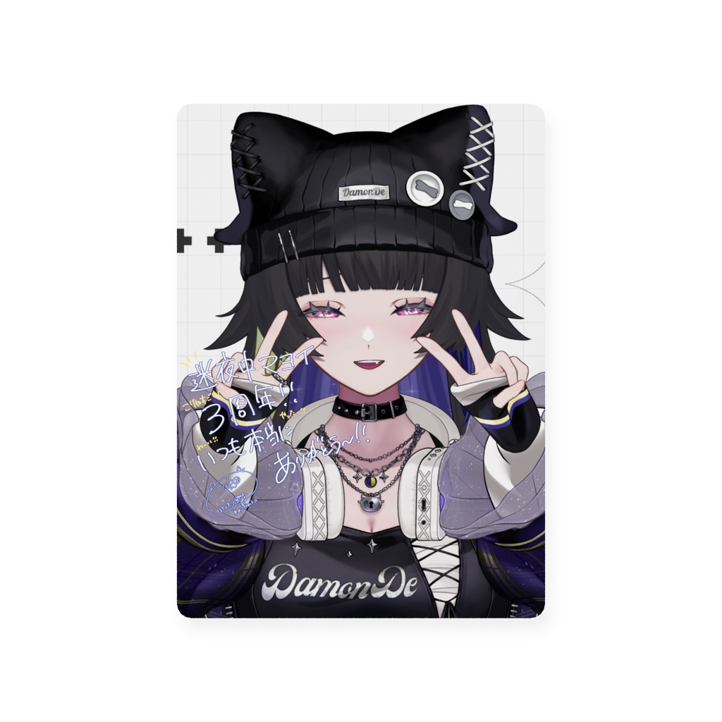 【トレーディングカード/両面】新衣装ウルフマヨ【紙製/サンカード】