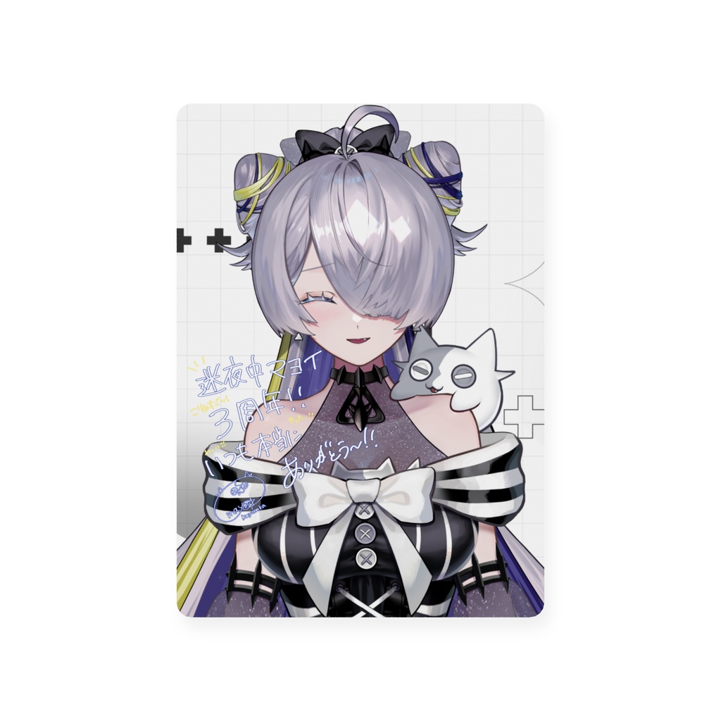 【トレーディングカード/両面】通常ポニテマヨ【紙製/サンカード】