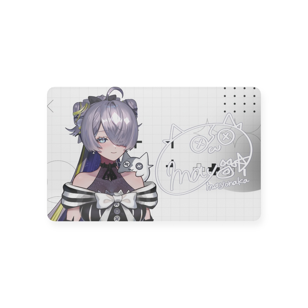 【プラスチックカード/両面】通常ポニテマヨ