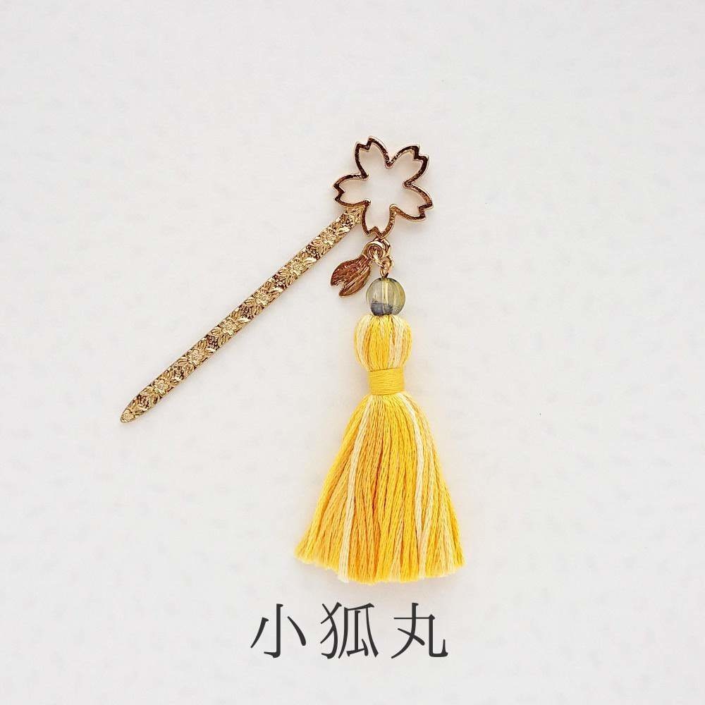 《刀剣乱舞》桜のミニタッセルかんざし