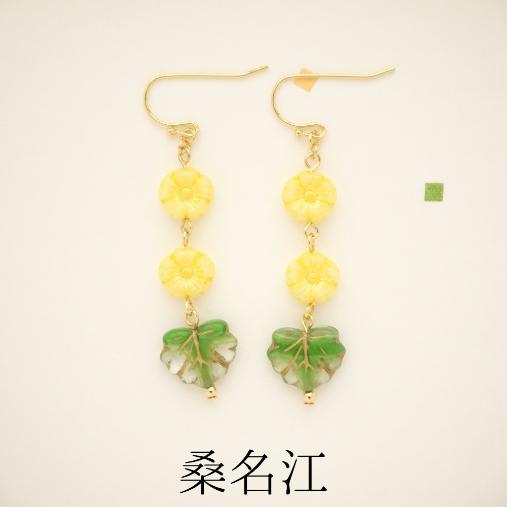 《刀剣乱舞*江》heart leaf(ピアス・イヤリング)