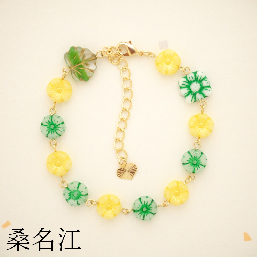 《刀剣乱舞*江》heart leaf(ブレスレット)