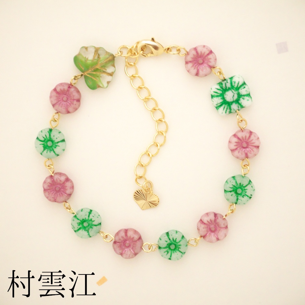 《刀剣乱舞*江》heart leaf(ブレスレット)