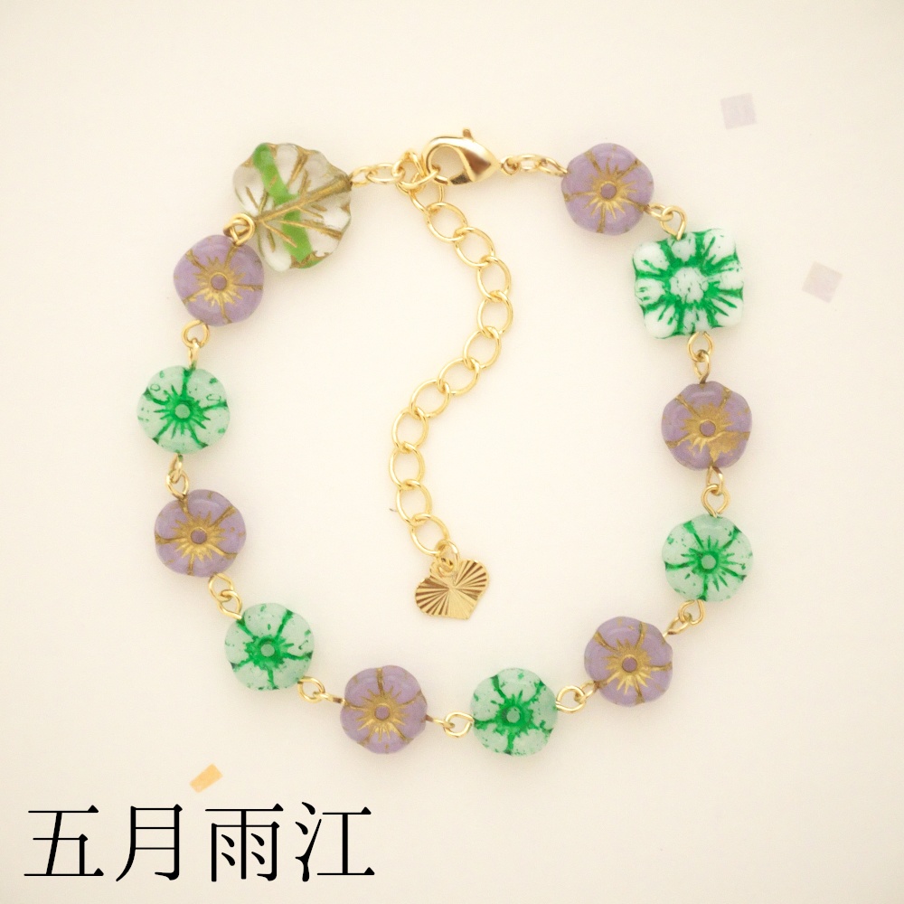 《刀剣乱舞*江》heart leaf(ブレスレット)