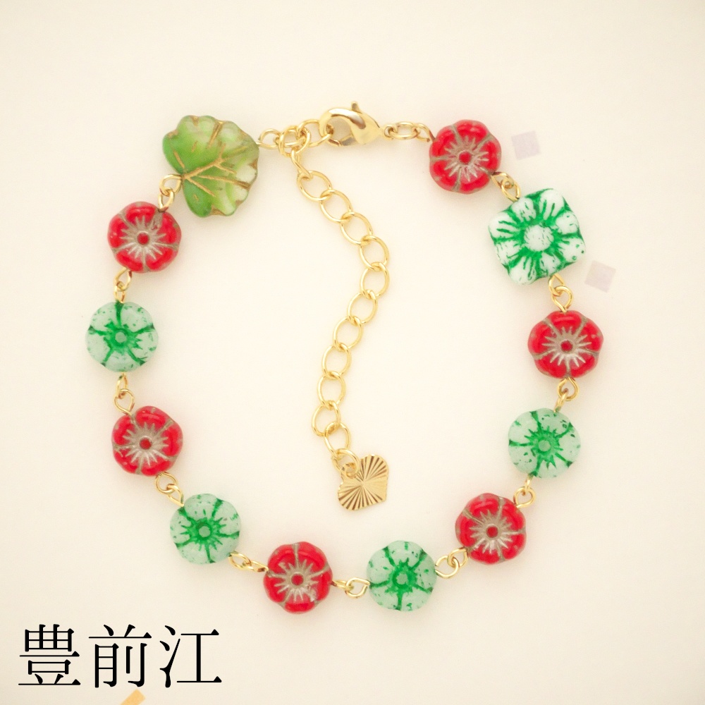 《刀剣乱舞*江》heart leaf(ブレスレット)