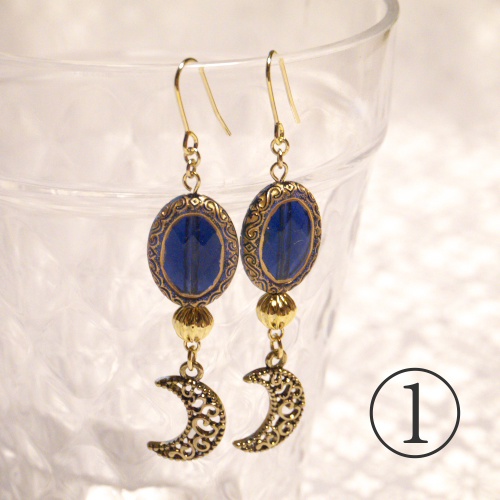 《刀剣乱舞》三日月イメージピアス