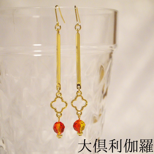 《刀ミュ》花形の耳飾り