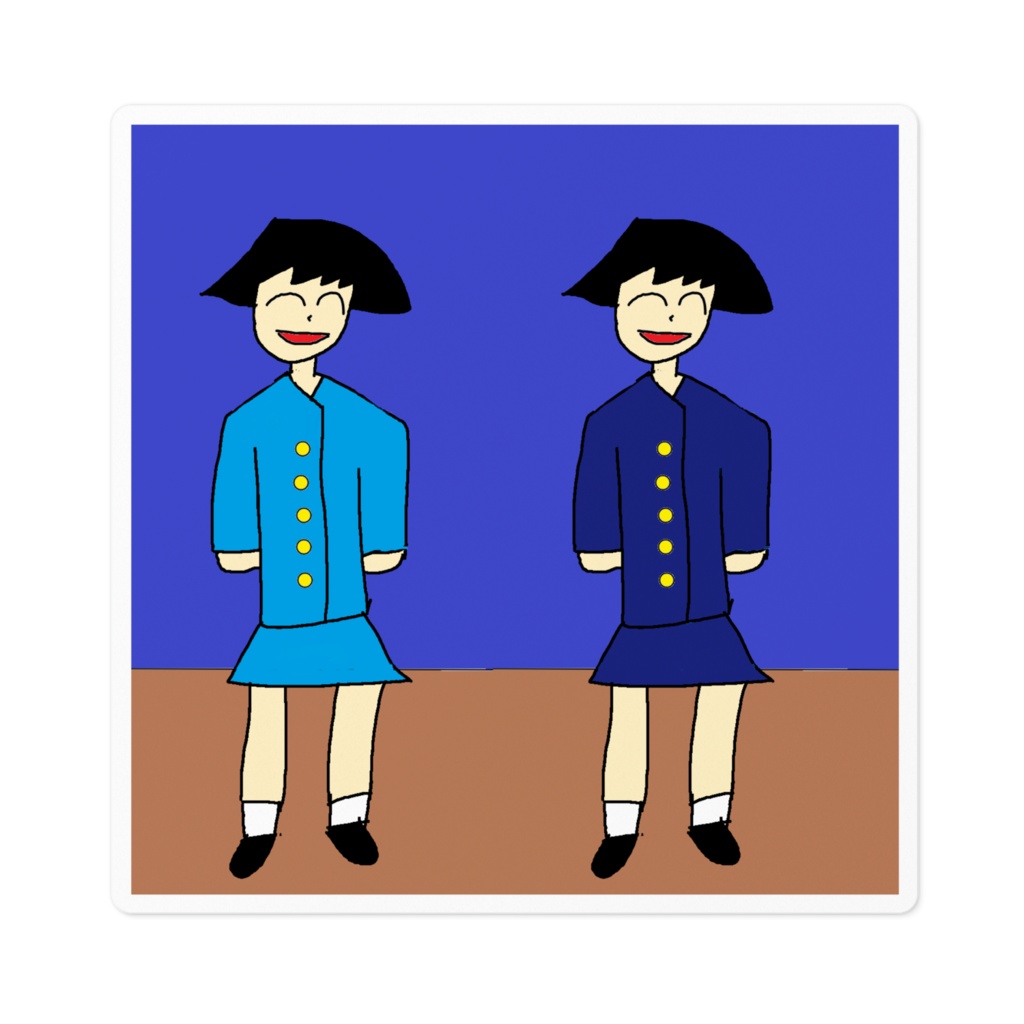 女子高生ステッカー